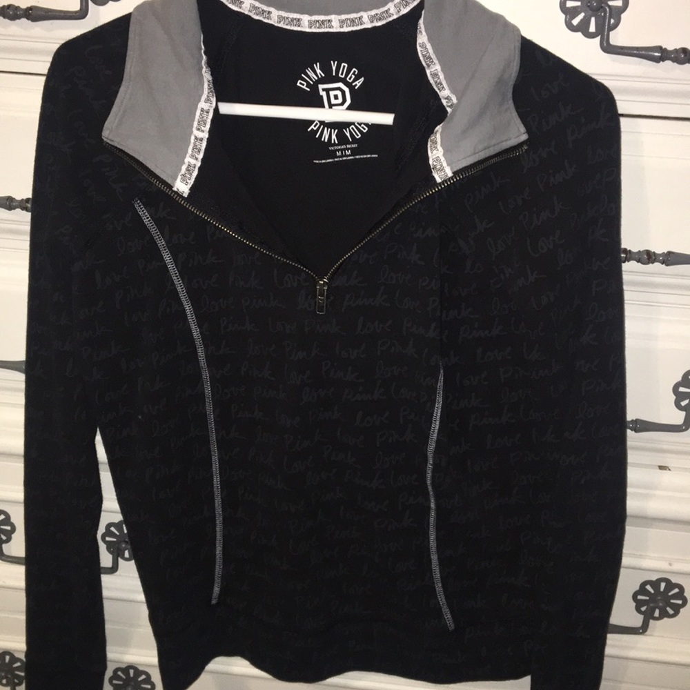 Victoria secret pink quarter zip